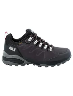 Jack Wolfskin Refugio Texapore Low W damskie buty trekkingowe, Dark Steel Purple, 35.5 eu - Buty trekkingowe damskie - miniaturka - grafika 1