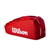 Torby sportowe - Torba na rakiety Wilson Super Tour Red 6PK 2025 - miniaturka - grafika 1