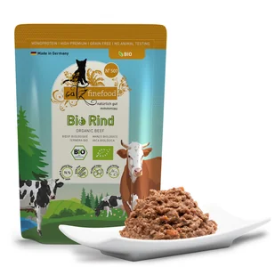 Catz Finefood Bio N.507 Wołowina saszetka 80g MS_15958 - Mokra karma dla kotów - miniaturka - grafika 3