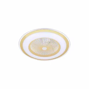 Plafoniera LED ZONDA GOLD 48W z wentylatorem - Lampy ścienne - miniaturka - grafika 1