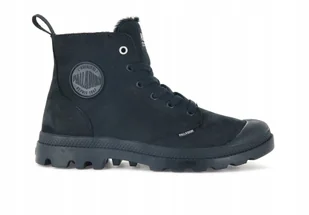 Czarne Trapery Palladium Palladium Pampa Hi Zip Wl 05982-010-M 45 - Buty trekkingowe męskie - miniaturka - grafika 1