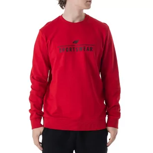 Bluza 4F SS23TSWSM34962S - czerwona - Bluzy sportowe męskie - miniaturka - grafika 1