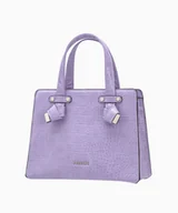 Torebki damskie - PUCCINI Damska torebka o fakturze crocco fioletowa - Puccini - miniaturka - grafika 1
