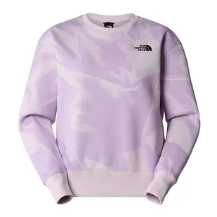 Bluza The North Face Essential 0A881DUI61 - fioletowa - Bluzy sportowe damskie - miniaturka - grafika 1