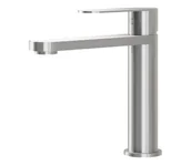 Baterie umywalkowe - BATH DELUXE 28-017-02-71-02 -Kran do umywalki TARNBY 17,3 cm szczotkowany stal nierdzewna - miniaturka - grafika 1