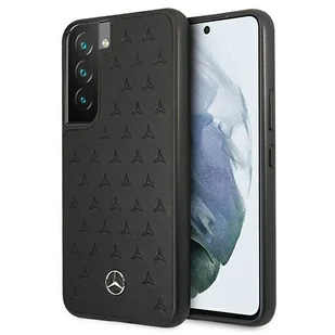 Mercedes MEHCS22SPSQBK S22 S901 czarny/black hardcase Leather Stars Pattern Mer007236-0 - Etui i futerały do telefonów - miniaturka - grafika 1