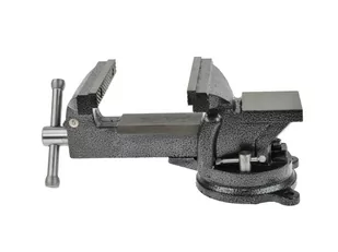 Imadło ślusarskie obrotowe z kowadłem 150mm SILVER - Imadła i ściski - miniaturka - grafika 1