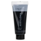 Farby i media malarskie - CREADU, Farba akrylowa, czarny, 200 ml - miniaturka - grafika 1