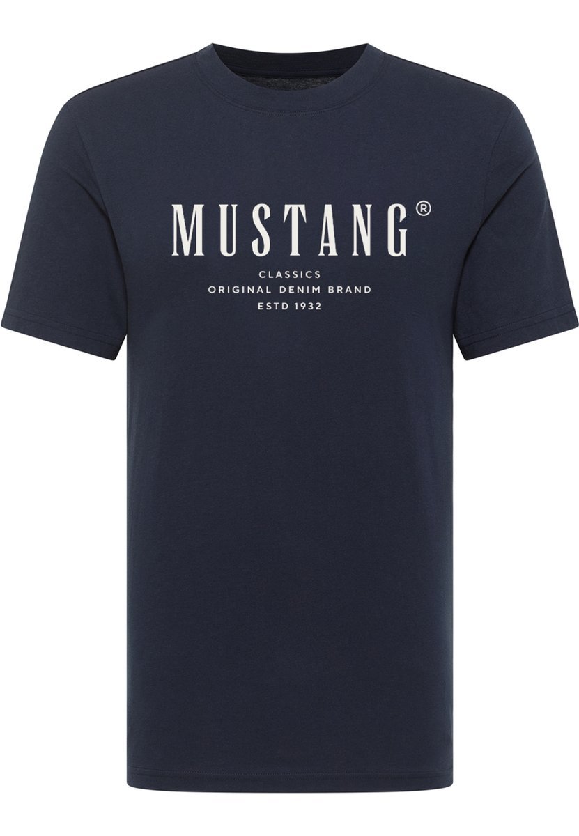 Męski T-Shirt Mustang Style Alex Dark Sapphire 1017998 4136