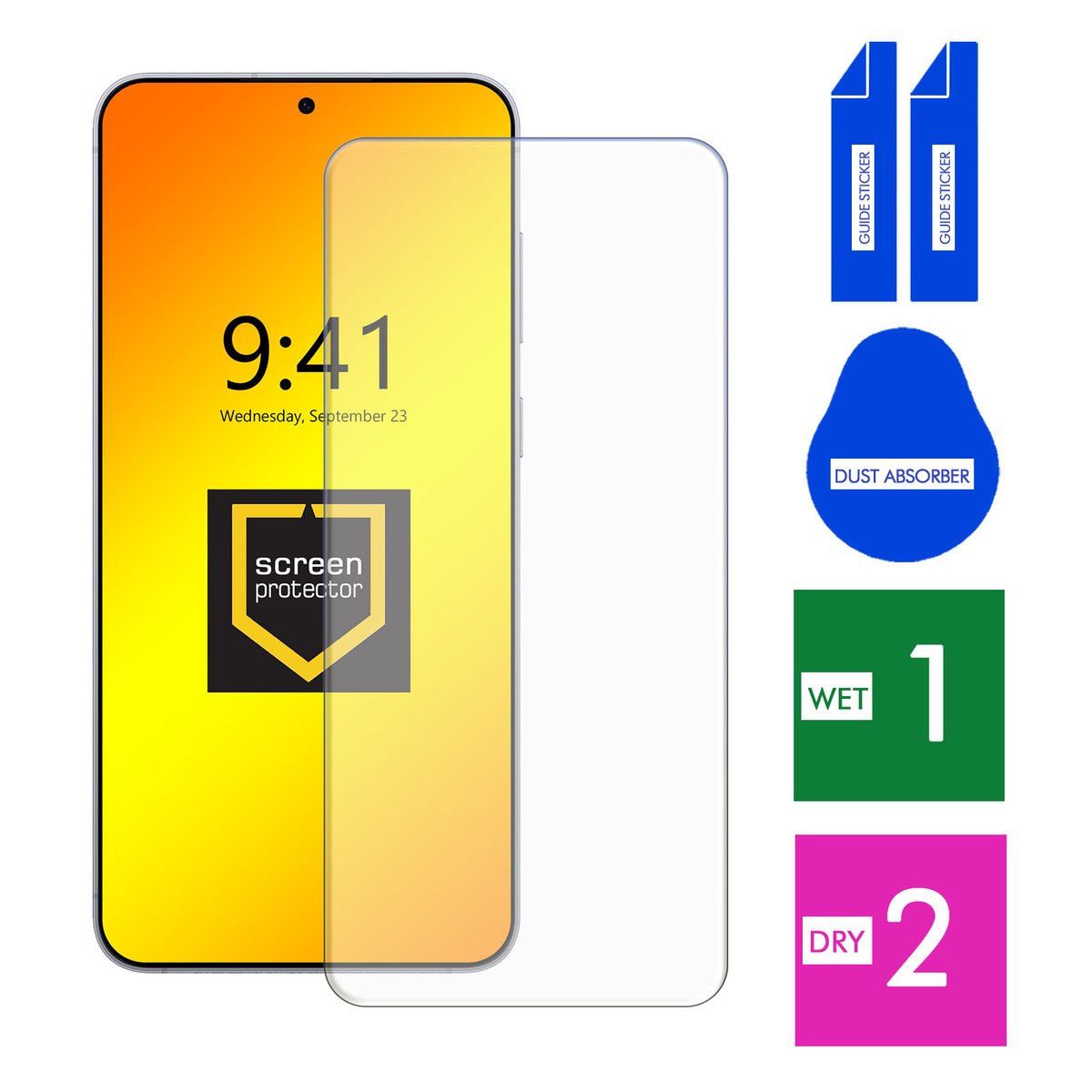 SZKŁO HARTOWANE DO SAMSUNG GALAXY S25 FE SZYBKA 9H OCHRONNE PANCERNE