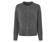 Swetry damskie - esmara® Kardigan damski z grubej dzianiny (Szary, L (44/46)) - miniaturka - grafika 1