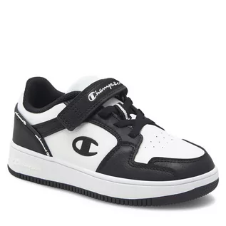 Buty dla chłopców - Sneakersy Champion REBOUND 2.0 LOW B PS S32414-WW019 Czarny - grafika 1