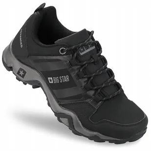 Buty męskie Trekkingowe sportowe miejskie Big Star czarne GG174269 41 - Buty sportowe męskie - miniaturka - grafika 1