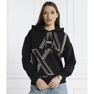 Armani Exchange Bluza | Regular Fit - Bluzy damskie - miniaturka - grafika 1