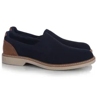 Półbuty męskie - Półbuty męskie Imac 750500 02611/005 BLUE/COGNAC R.39 - miniaturka - grafika 1