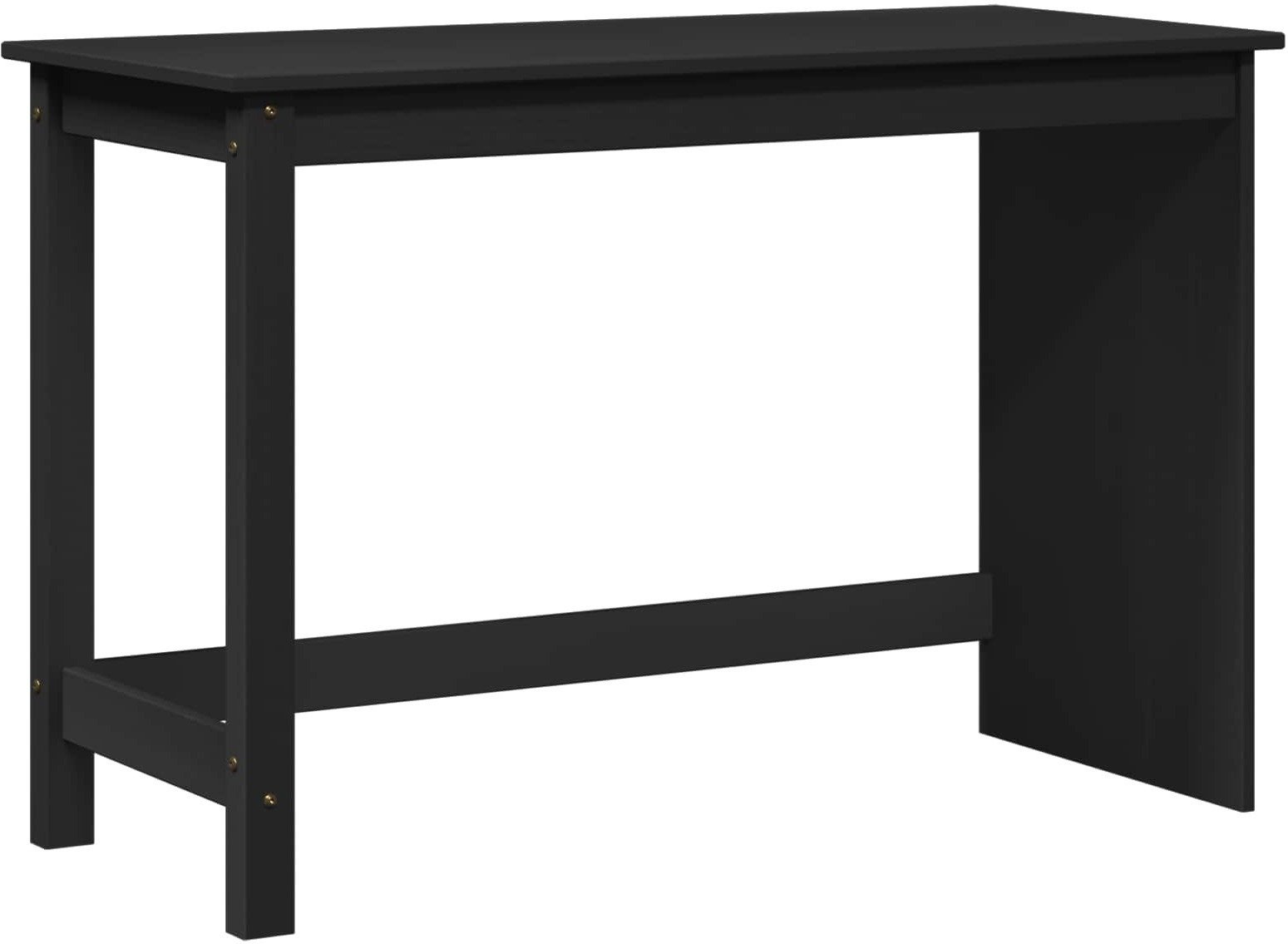 VidaXL Biurko Czarne 112 cm x 50 cm