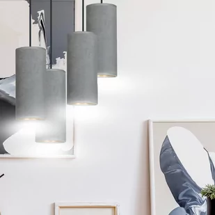 Emibig Bente lampa wisząca 4-punktowa szara 1060/4PREM 1060/4PREM - Lampy sufitowe - miniaturka - grafika 2