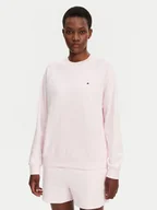 Bluzy damskie - Tommy Hilfiger Bluza UW0UW05771 Różowy Regular Fit - miniaturka - grafika 1