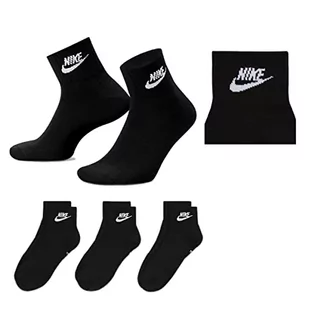 Nike Uniseks niezbędny do każdej skarpety na kostkę (3 pary) - Skarpetki damskie - miniaturka - grafika 1