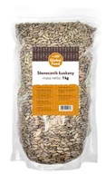 Ziarna i nasiona roślin strączkowych - SŁONECZNIK ŁUSKANY ZIARNO GLOBAL FOOD 1kg 1000g - miniaturka - grafika 1