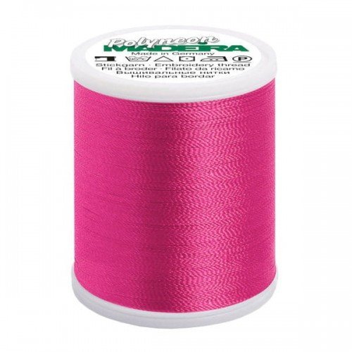 Nitka hafciarska MADEIRA Polyneon 40, 1000 m, intensywnie różowa