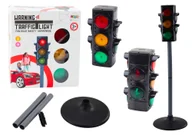 Zabawki interaktywne dla dzieci - Sygnalizator Świetlny Do Zabawy Edukacyjnej Światło Dźwięk - miniaturka - grafika 1