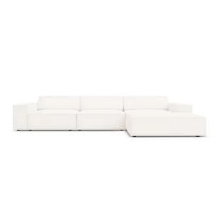 Beżowy narożnik (prawostronny) Jodie – Micadoni Home - Narożniki - miniaturka - grafika 1