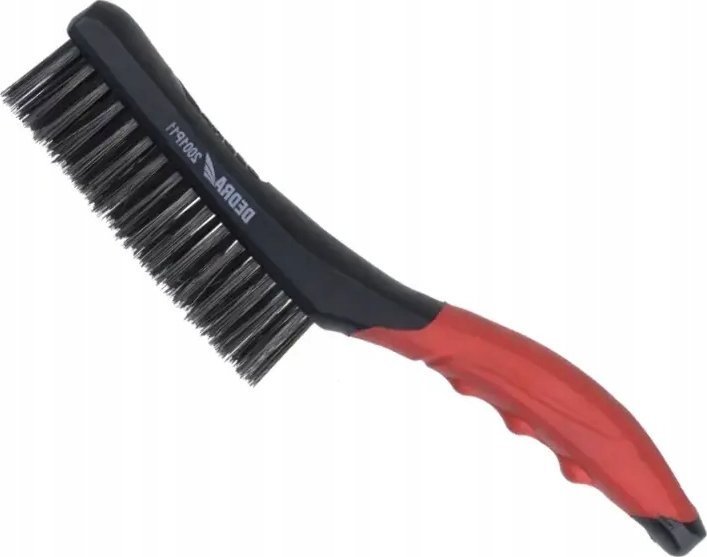 Dedra Szczotka druciana 4-rzędowa, stal, 260mm, dwumat.uchwyt