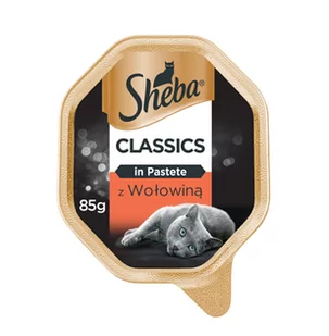 Sheba Classics 85g z Wołowiną mokra karma dla kotów w pasztecie 42566-uniw - Mokra karma dla kotów - miniaturka - grafika 1