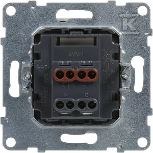 Łącznik krzyżowy - 10 AX - 250 V~ - zaciski śrubowe, BIAŁY SUNO - Wyłączniki światła i elektryczne - miniaturka - grafika 1