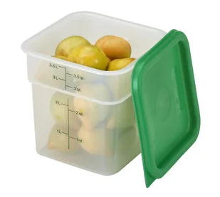 Cambro POJEMNIK NA ŻYWNOŚĆ Z POLIPROPYLENU CAMSQUARE® 3,8 l - Pojemniki kuchenne - miniaturka - grafika 3