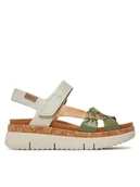 Sandały damskie - Pikolinos Sandały Palma W4N-0968C3 Zielony - miniaturka - grafika 1