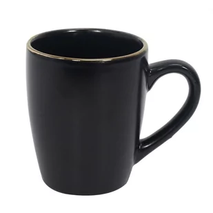 Intesi Kubek ceramiczny Uman 350 ml czarny - Kubki - miniaturka - grafika 1