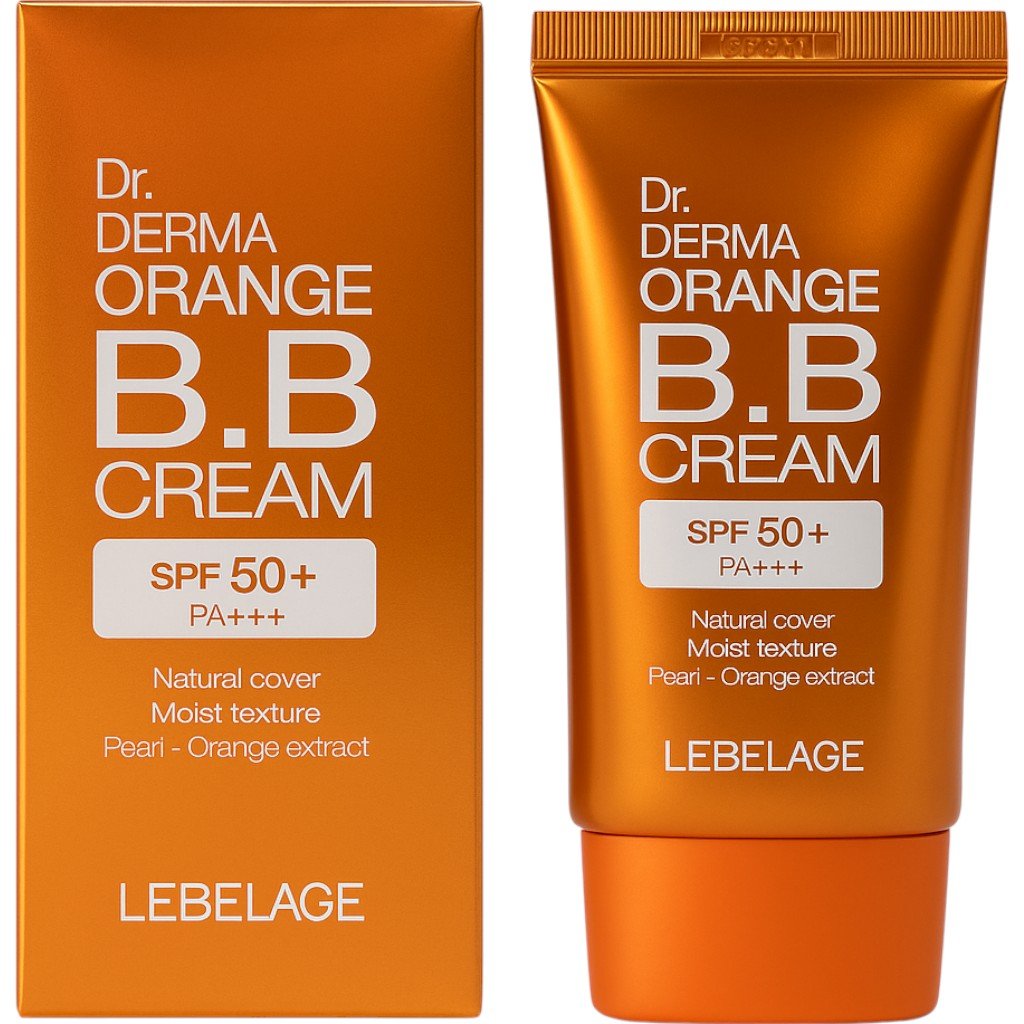 Lebelage Dr Derma Orange BB, Krem przeciwsłoneczny SPF 50+ PA+++