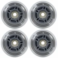 Akcesoria do skatingu - Nils EXTREME KÓŁKA DO ŁYŻWOROLEK PU 72X24 82A LED-3 4SZT 16-30-052 - miniaturka - grafika 1