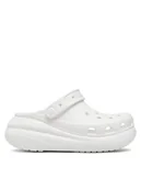 Klapki i japonki damskie - Crocs Klapki Classic Crush Clog 207521 Biały - miniaturka - grafika 1