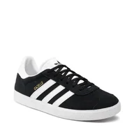 Sneakersy damskie - adidas Buty Gazelle J BB2502 Cblack/Ftwwht/Goldmt - miniaturka - grafika 1