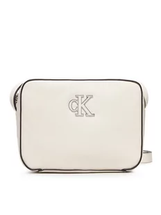 Calvin Klein Torebka Minimal Monogram Camera Bag K60K609290 Beżowy - Torebki damskie - miniaturka - grafika 1