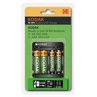 Ładowarki i akumulatory - Ładowarka Usb Na 2X Akumulator Do Gopro Hero 4 I 2X Gopro Hero 3+ 3 - miniaturka - grafika 1