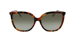 Okulary przeciwsłoneczne - Lacoste Damskie okulary przeciwsłoneczne L963S, Light Havana, XL - grafika 1