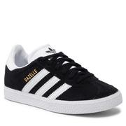 Buty sportowe damskie - Adidas Buty Gazelle C BB2507 Cblack/Ftwwht/Goldmt - miniaturka - grafika 1