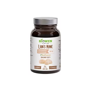 Lion’s Mane 400 mg soplówka jeżowata - kapsułki Hemp King - Suplementy naturalne - miniaturka - grafika 1