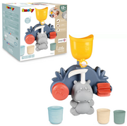 Zabawki interaktywne dla dzieci - Smoby Little Smoby Hipopotam do kąpieli - miniaturka - grafika 1