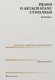 Prawo o aktach stanu cywilnego. Komentarz - E-booki - prawo - miniaturka - grafika 1