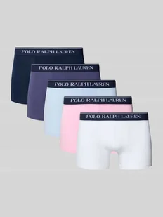 Obcisłe bokserki z wyhaftowanym logo w zestawie 5 szt. - Majtki męskie - miniaturka - grafika 1