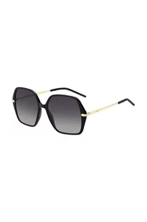 Okulary przeciwsłoneczne - BOSS okulary przeciwsłoneczne damskie kolor czarny BOSS 1660/S - Boss - grafika 1