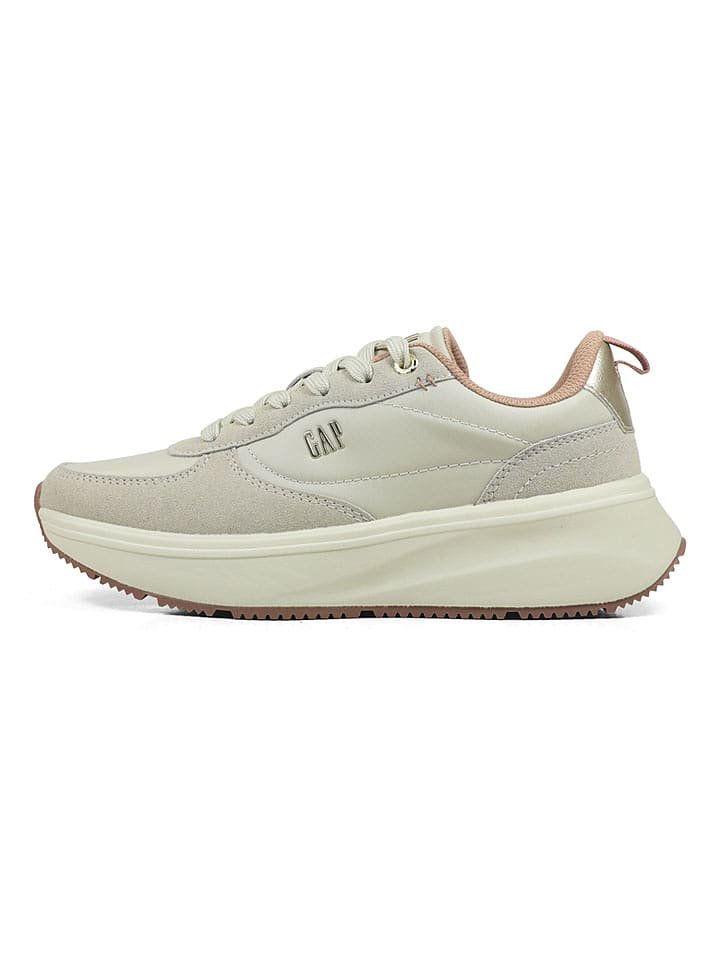 GAP Sneakersy w kolorze kremowym
