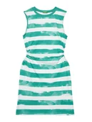 Sukienki i spódniczki dla dziewczynek - United Colors Of Benetton Sukienka letnia 3SL3CV013 Zielony Regular Fit - miniaturka - grafika 1