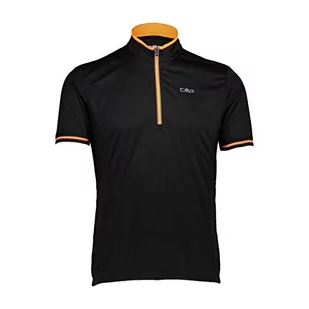 CMP Męski T-shirt Bike's Dry Function T-shirt czarny/pomarańczowy. XL - Koszulki męskie - miniaturka - grafika 1