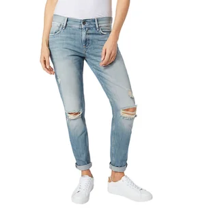 Spodnie damskie Pepe Jeans Joey jeansowe boyfriend x dziurami-W26 - Spodnie damskie - miniaturka - grafika 1